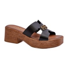 Sandály Žabky Model Zazoo 40412 Black - Krok ve stylu velikost 41