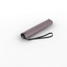 Knirps US.050 ultra light slim manual mauve - lehký dámský skládací plochý deštník