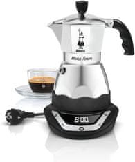 Bialetti Moka konvice MOKA EASY S ČASOVAČEM 6 ŠÁLKU