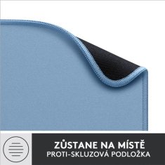 Logitech Podložka pod myš Mouse Pad Studio Series, 20 x 23 cm - modrá