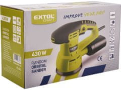 Extol Craft Bruska excentrická, 125mm, 430W