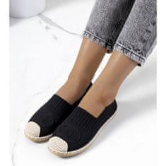 Dámské černé espadrilky velikost 38