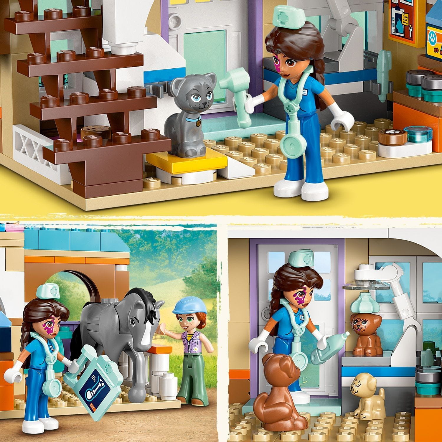 LEGO Friends 42651 Veterinární klinika pro koně a domácí mazlíčky