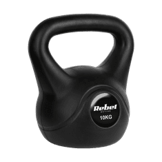 shumee Bitumenový kettlebell 10 kg REBEL ACTIVE