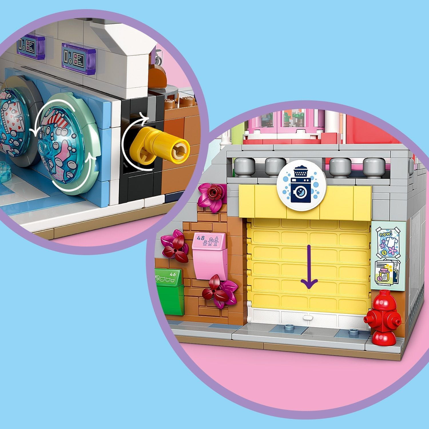 LEGO Friends 42670 Apartmány a obchody v městečku Heartlake