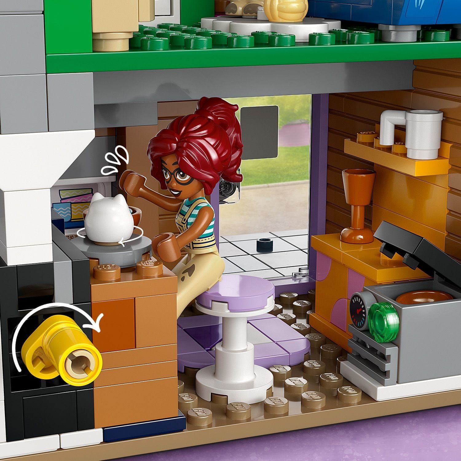 LEGO Friends 42670 Apartmány a obchody v městečku Heartlake