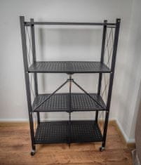 Strend Pro Kovový 4 policový regál, 127x72x34 cm, 200 kg | Racks RAW4T