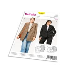 Burda Střih Burda 6463 - Sako, kabátek, oversized