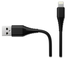 Colorway Datový Kabel USB/ Apple Lightning/ 2.4A/ 1m/ PVC/ Černý