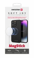 Swissten pouzdro Soft Joy MagStick iPhone 15 ultra black