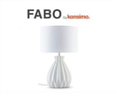 Konsimo Stolní lampa FABO bílá