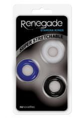 NS Novelties NS Novelties Renegade Stamina Rings kroužky na penis sada 3ks