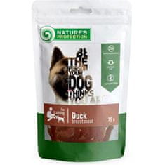 Nature's Protection Dog snack kachní plátky 75 g