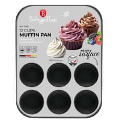 Berlingerhaus Forma na muffiny 12 ks Matte Black Collection