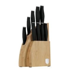 Berlingerhaus Sada nožů se stojanem BAMBOO 10 ks Matte Black Collection