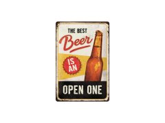 Nekupto Cedule 20x30 The Best Beer is an Open One NA22358