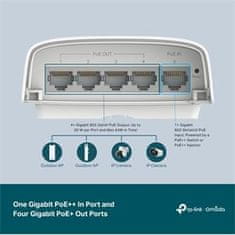 TP-Link SG2005P-PD Smart Switch, 4x GLan s PoE, 1x GLAN s PoE-in, 90W, Omada SDN