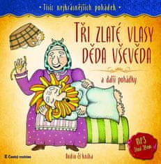 Karel Jaromír Erben: Tři zlaté vlasy děda Vševěda a další pohádky - a další pohádky, kniha + CD