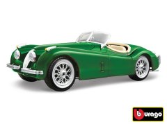 BBurago 1:24 Jaguar XK 120 Roadster (1951) zelená 18-22018