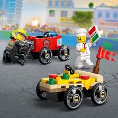 LEGO City 60458 Závodní balíček: Rozvoz pizzy vs. hasičské auto