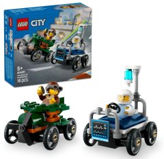 LEGO City 60459 Závodní balíček: Letadlo vs. nemocniční lůžko