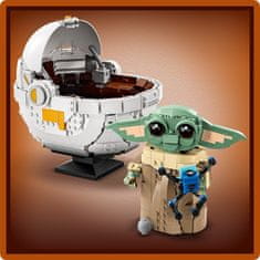 LEGO Star Wars 75403 Grogu ve vznášejícím se kočárku