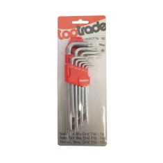 Toptrade sada Torx, 9 ks, Cr-V, T10 – T50