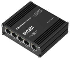 Teltonika RUT301 průmyslový router, 5x Eth 10/100, USB 2.0