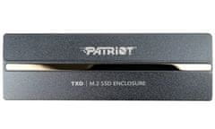 Patriot TXD M.2 PCIe SSD Enclosure / Rámeček pro PCIe NVMe SSD/ USB-C Gen 3.2 / hliníkové tělo