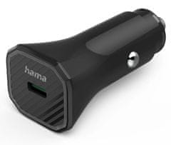 Hama Eco rychlá USB nabíječka do vozidla, USB-C PD/QC 25 W, černá