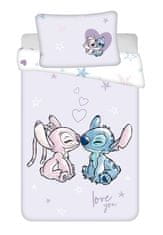 Jerry Fabrics  Povlečení Lilo a Stitch Heart 140x200, 70x90 cm