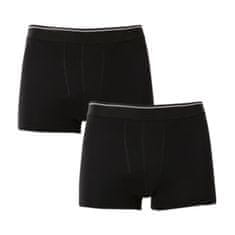 Nedeto 2PACK pánské boxerky basic černé (2NFC1) - velikost L