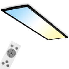 BRILONER BRILONER CCT svítidlo LED panel, 100 cm, 24 W, 2600 lm, černá BRILO 7167-015