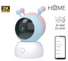 iGET HOME Camera CS2 Baby - bezdrátová kamerová 2K chůvička, 2 obaly v balení, detekce pláče