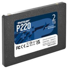 Patriot P220 2TB SSD / Interní / 2,5" / SATA 6Gb/s /