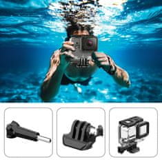 Tech-protect GA200 vodotesné pouzdro na GoPro Hero 5 / 6 / 7, průsvitné