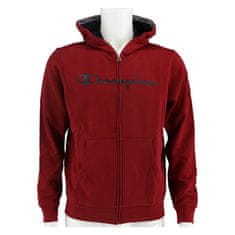 Champion Mikina vínově červená 156 - 167 cm/XL Fullzip Big Logo