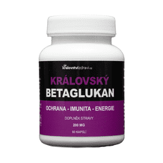 Kralovstvizdravi Královský Betaglukan 200 mg + (Vitamín C + D), 90 veg. kapslí - Kralovstvizdravi.cz