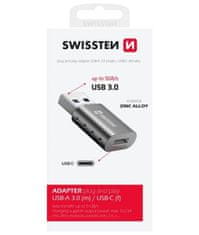 SWISSTEN adapter usb-a(m)/usb-c(f)