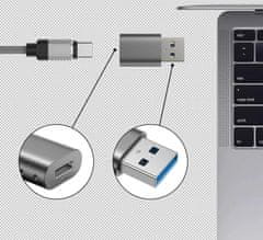 SWISSTEN adapter usb-a(m)/usb-c(f)