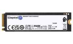 Kingston KC3000 512GB SSD / NVMe M.2 PCIe Gen4 / Interní / M.2 2280 / chladič