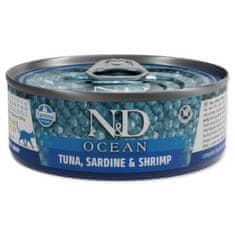 N&D Konzerva Cat Ocean Tuna, Sardine & Shrimp 70g