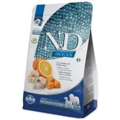 N&D Krmivo Dog Ocean Adult Medium & Maxi Codfish, Pumpkin & Orange 2,5kg