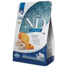 N&D Krmivo Dog Ocean Adult Medium & Maxi Codfish, Pumpkin & Orange 2,5kg