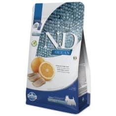 N&D Krmivo Dog Ocean Adult Mini Herring & Orange 0,8kg