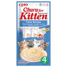 churu Pochoutka Kitten tuňák 4x14g