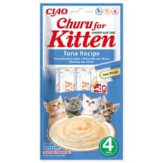 churu Pochoutka Kitten tuňák 4x14g