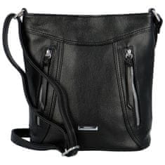 Silvia Rosa Stylová dámská crossbody Kabie, černá