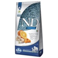 N&D Krmivo Dog Ocean Adult Medium & Maxi Codfish, Pumpkin & Orange 12kg