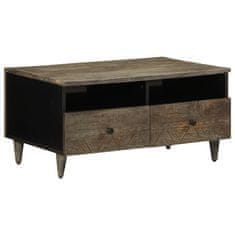 shumee vidaXL Coffee Table světle šedá 80x54x40 cm masivní mangovníkové dřevo